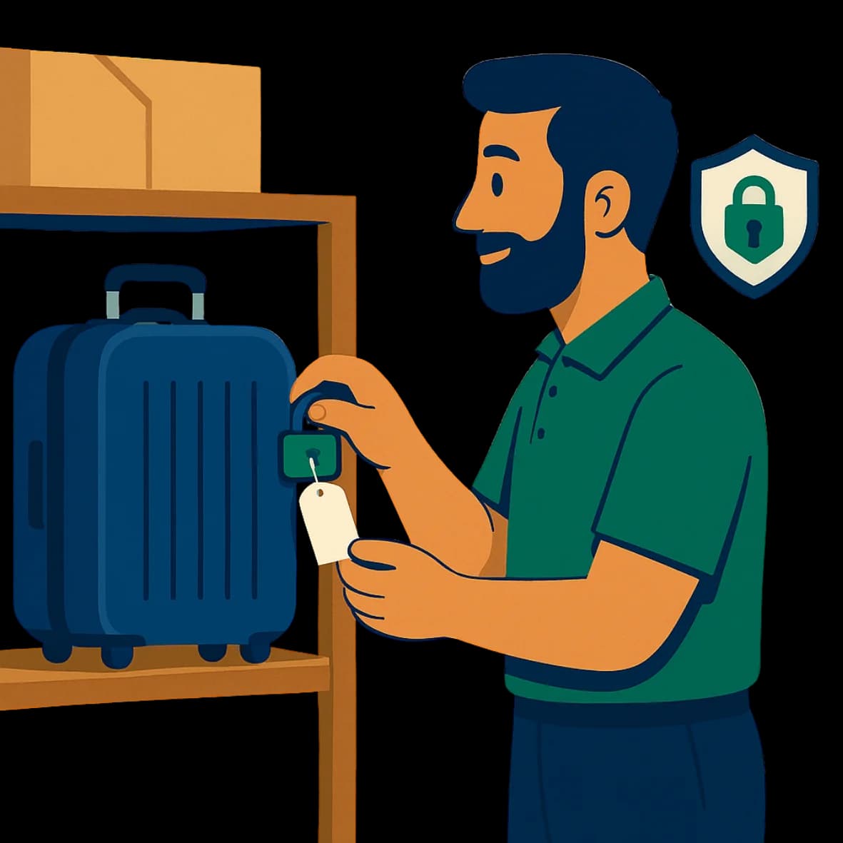 Stockage en arrière-boutique