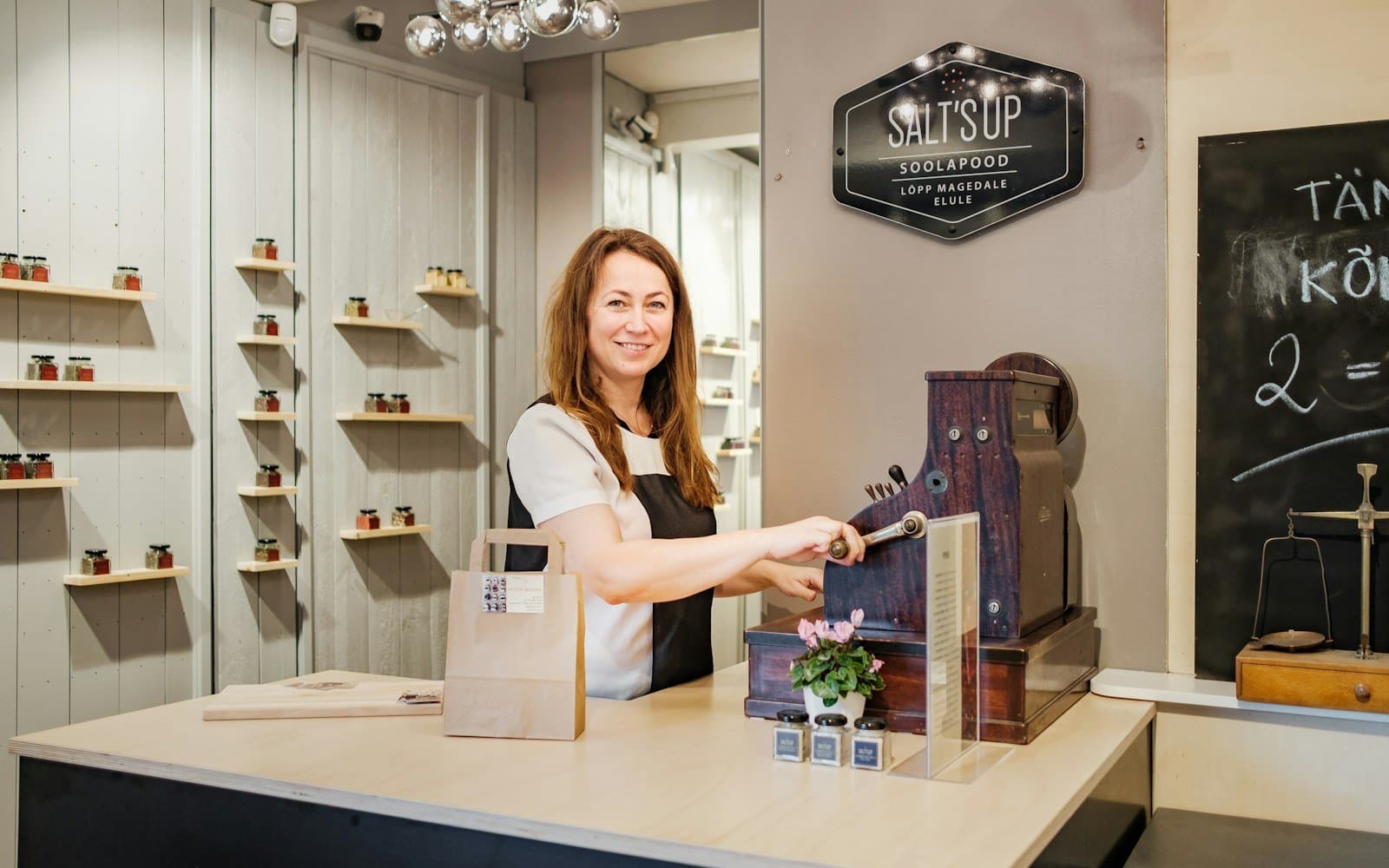 Comptoir d'un commerce