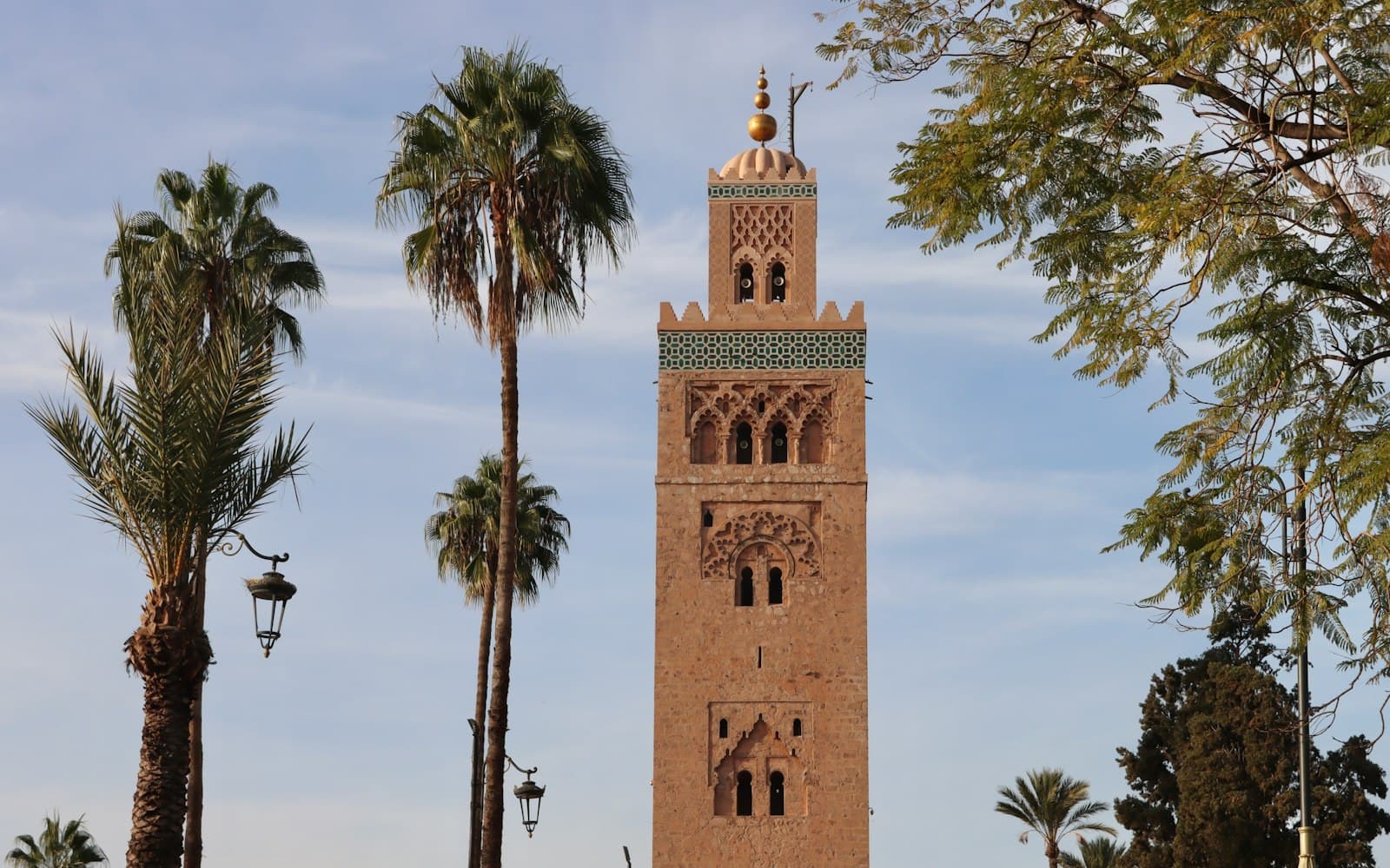 Le minaret de la Koutoubia, près de la place Jemaa el-Fna à Marrakech