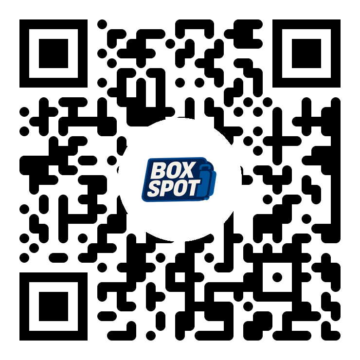 QR code pour télécharger l'app BoxSpot